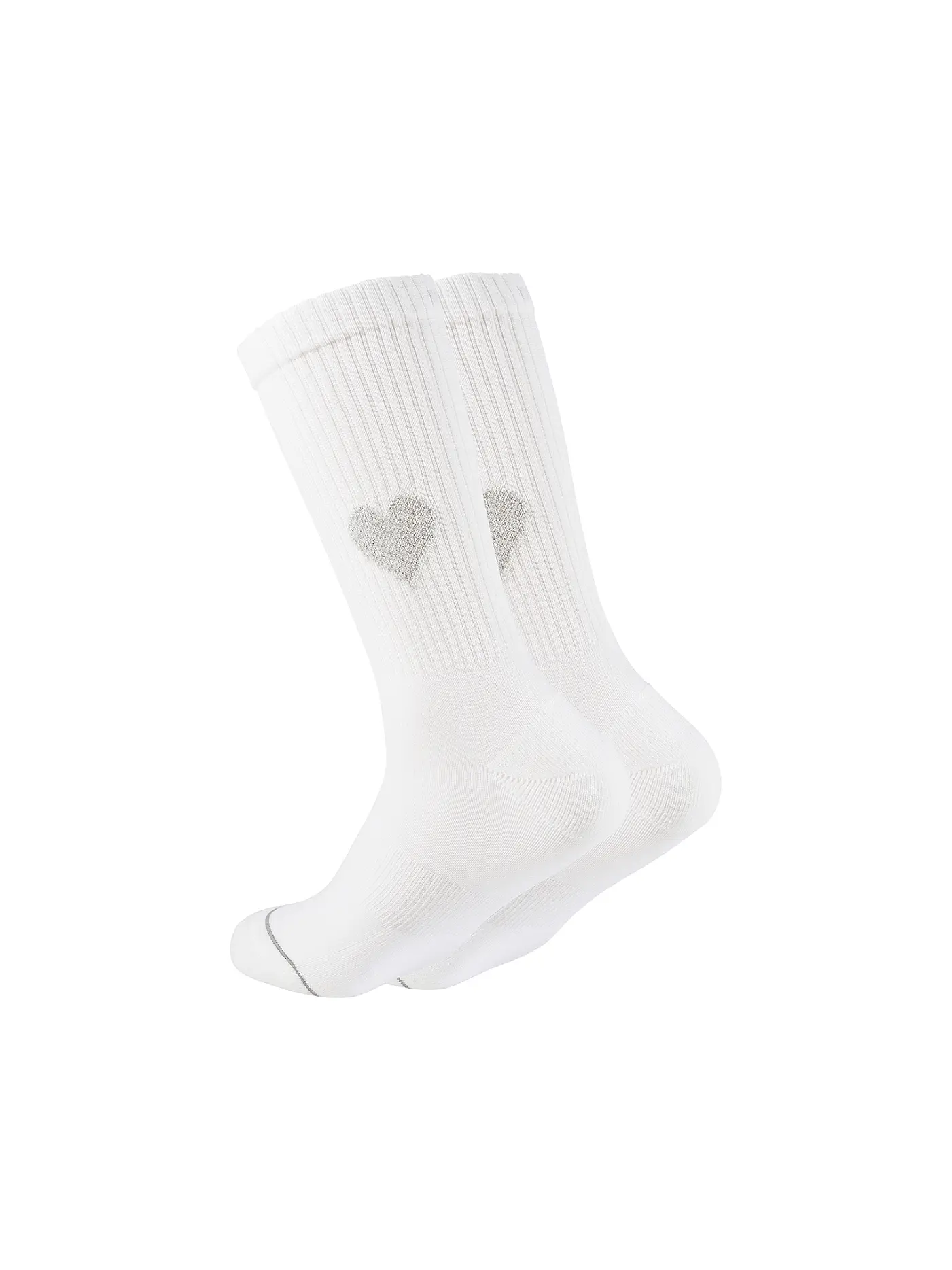OOLEY | Socken ICON GLITTER LOVE weiss | 